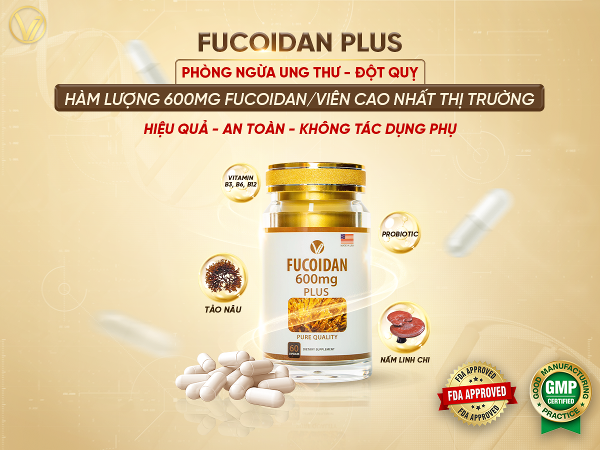 Công dụng vượt trội của Fucoidan Plus
